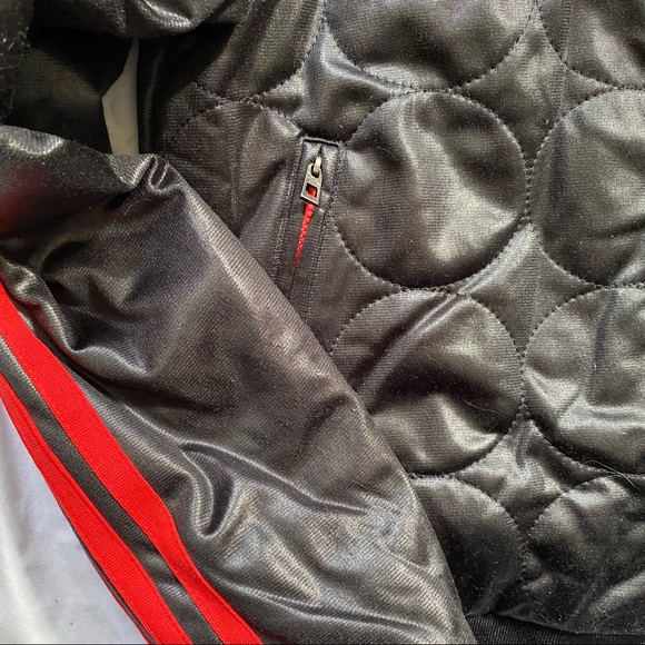 Adidas Quilted Bomber Style Track Jacket Small - Picture 3 of 7